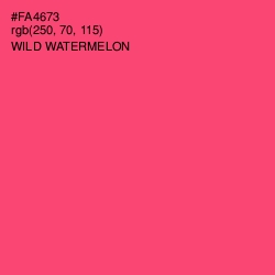 #FA4673 - Wild Watermelon Color Image